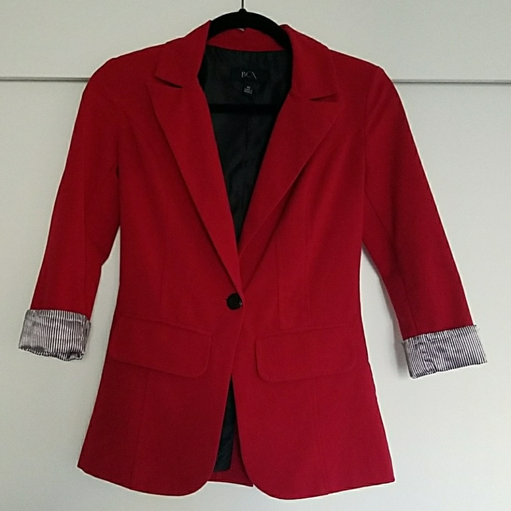 Red blazer